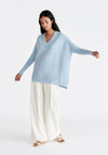 Paisie V-Neck Ribbed Jumper Paisie