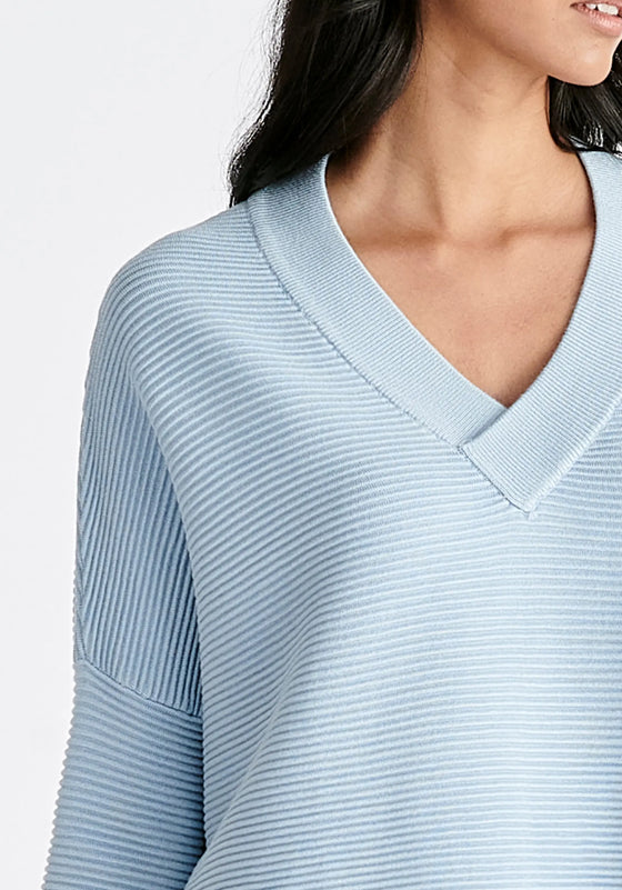 Paisie V-Neck Ribbed Jumper Paisie