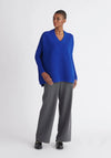 Paisie V-Neck Ribbed Jumper Paisie