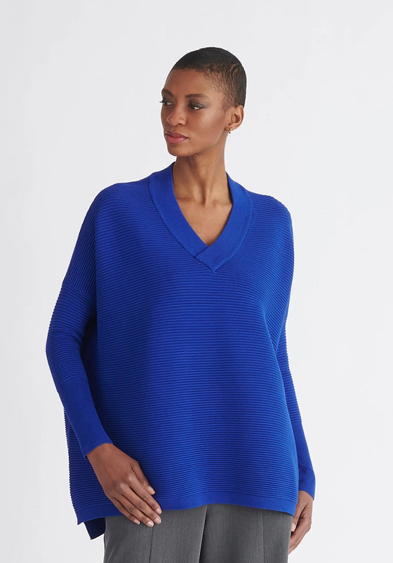 Paisie V-Neck Ribbed Jumper Paisie