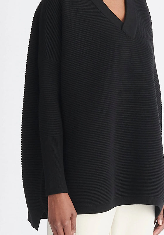 Paisie V-Neck Ribbed Jumper Paisie