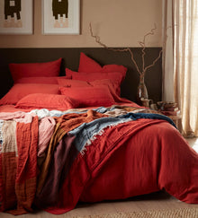  Paprika 100% Linen Bed Linen The Secret Linen Store