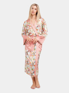  Paradise Island Silk Long Robe Jessica Russell Flint