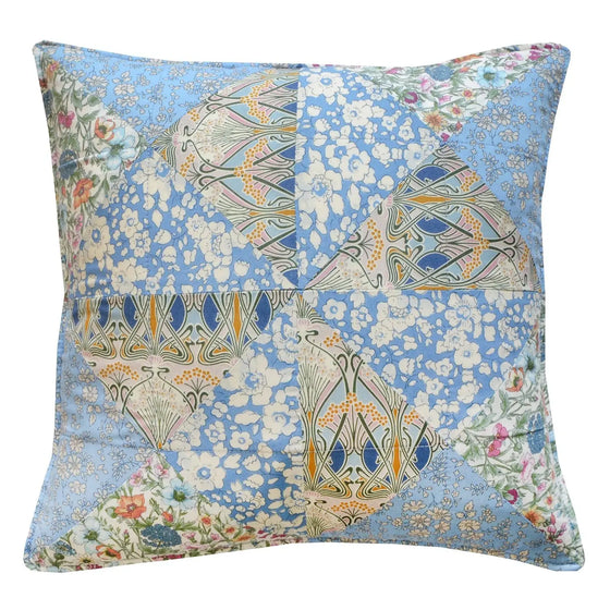 Patchwork Cushion Made With Liberty Fabric IANTHE Coco & Wolf