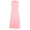 Paula Gingham Cotton Knitted Maxi Dress - Light Pink Cara & The Sky