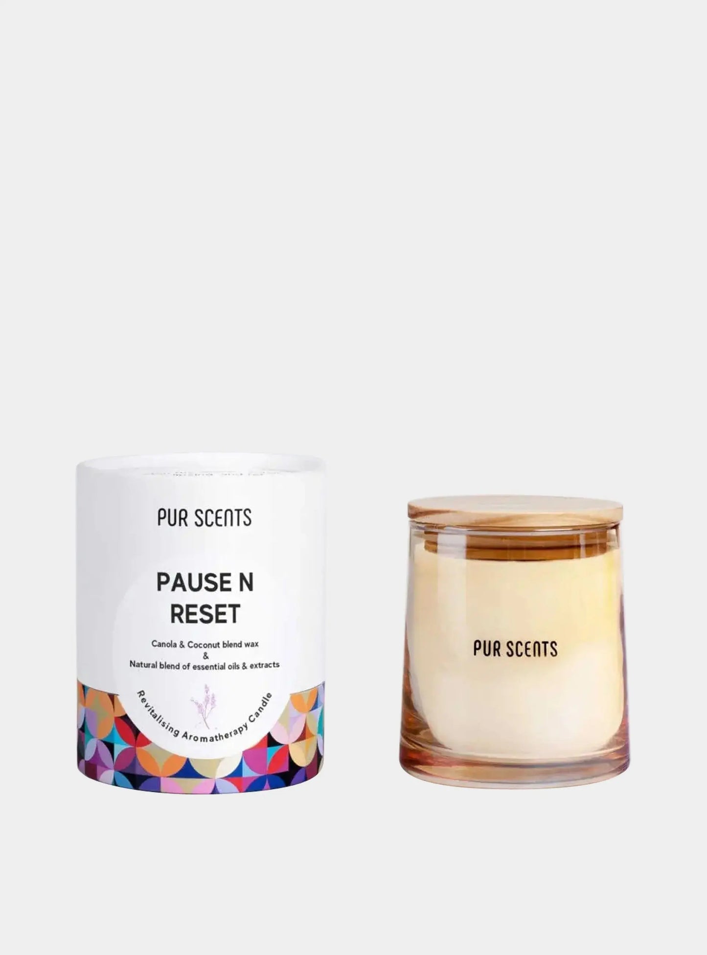 Pause N Reset Aromatherapy Scented Candle Purscents