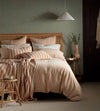 Peach 100% Linen Bed Linen The Secret Linen Store