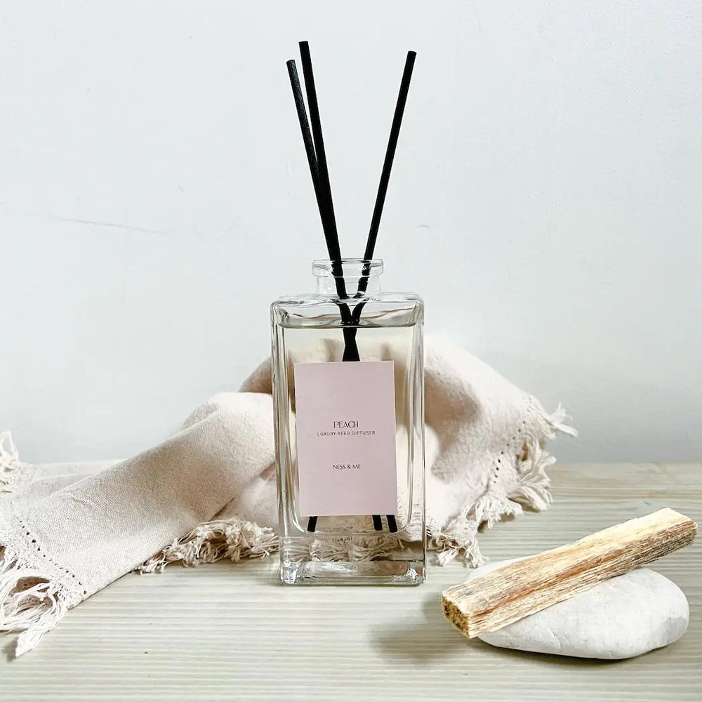 Peach Luxury Reed Diffuser 150ml NESS & ME