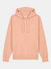 Peach Orange Mens Organic Cotton Relaxed-Fit Hoodie hewn.