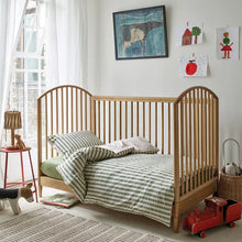  Pear Seersucker Kids Stripe Cotton Bedding Set Piglet