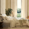 Pearl Linen Blend Duvet Cover