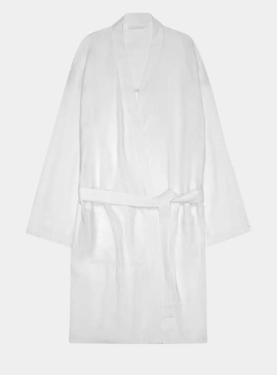 Pearl Linen Robe Piglet