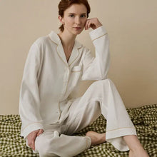  Pearl Tencel Linen Blend Women's Pyjama Trouser Set - Myza