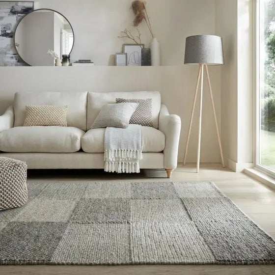 Pebble Patchwork Rug Dunelm