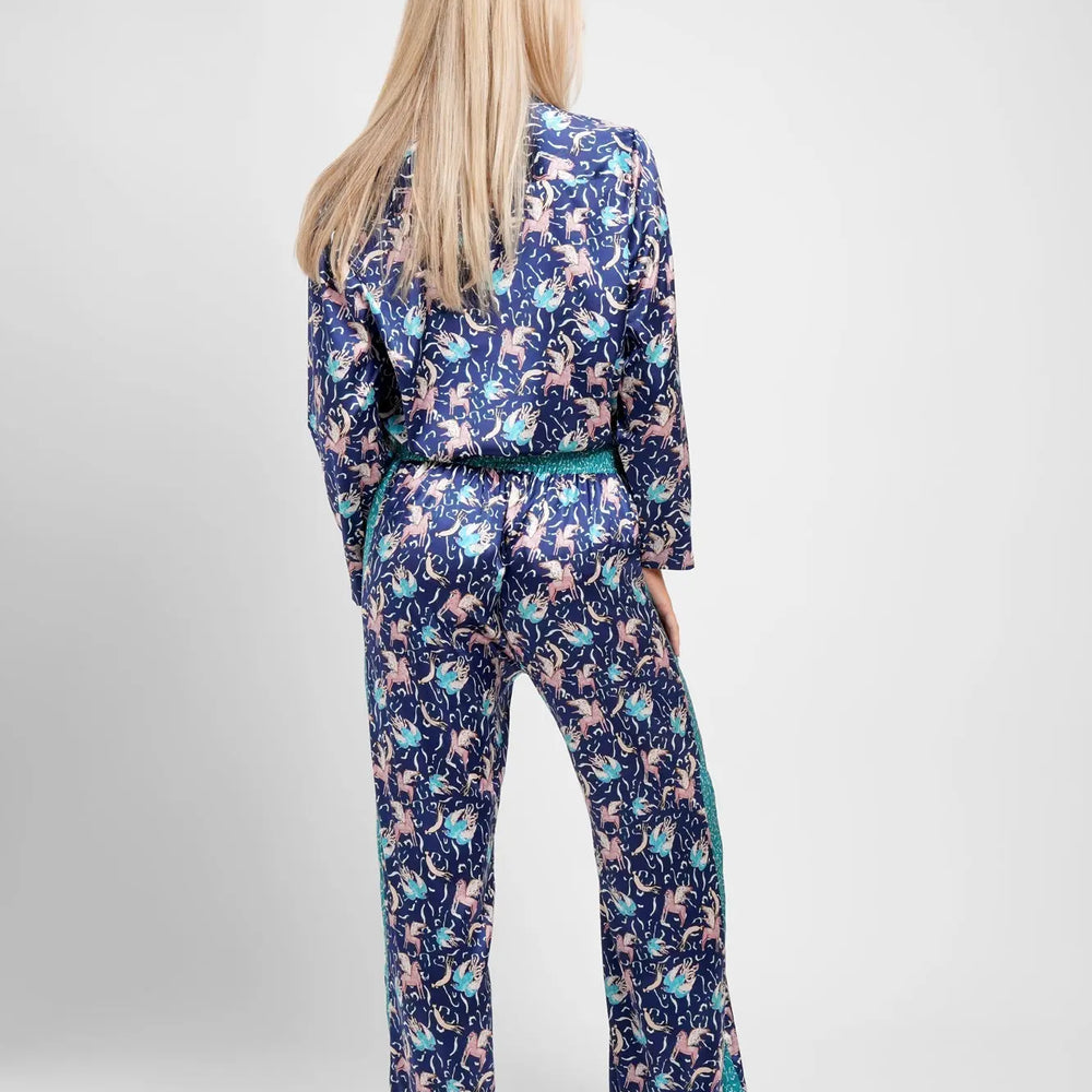 Pegasus Women's Silk Pyjama Trouser Set Jessica Russell Flint