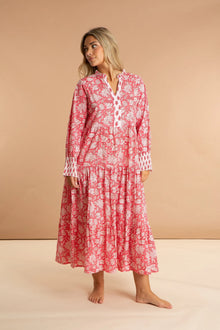  Peony Paisley Cotton Dress inara