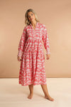 Peony Paisley Cotton Dress inara