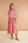 Peony Paisley Cotton Dress inara