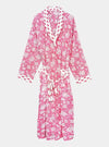 Peony Paisley Women's Cotton Robe inara