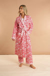 Peony Paisley Women's Cotton Robe inara