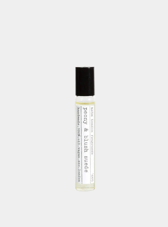 Peony & Blush Suede Fragrance - 10ml Rollerball Helm London