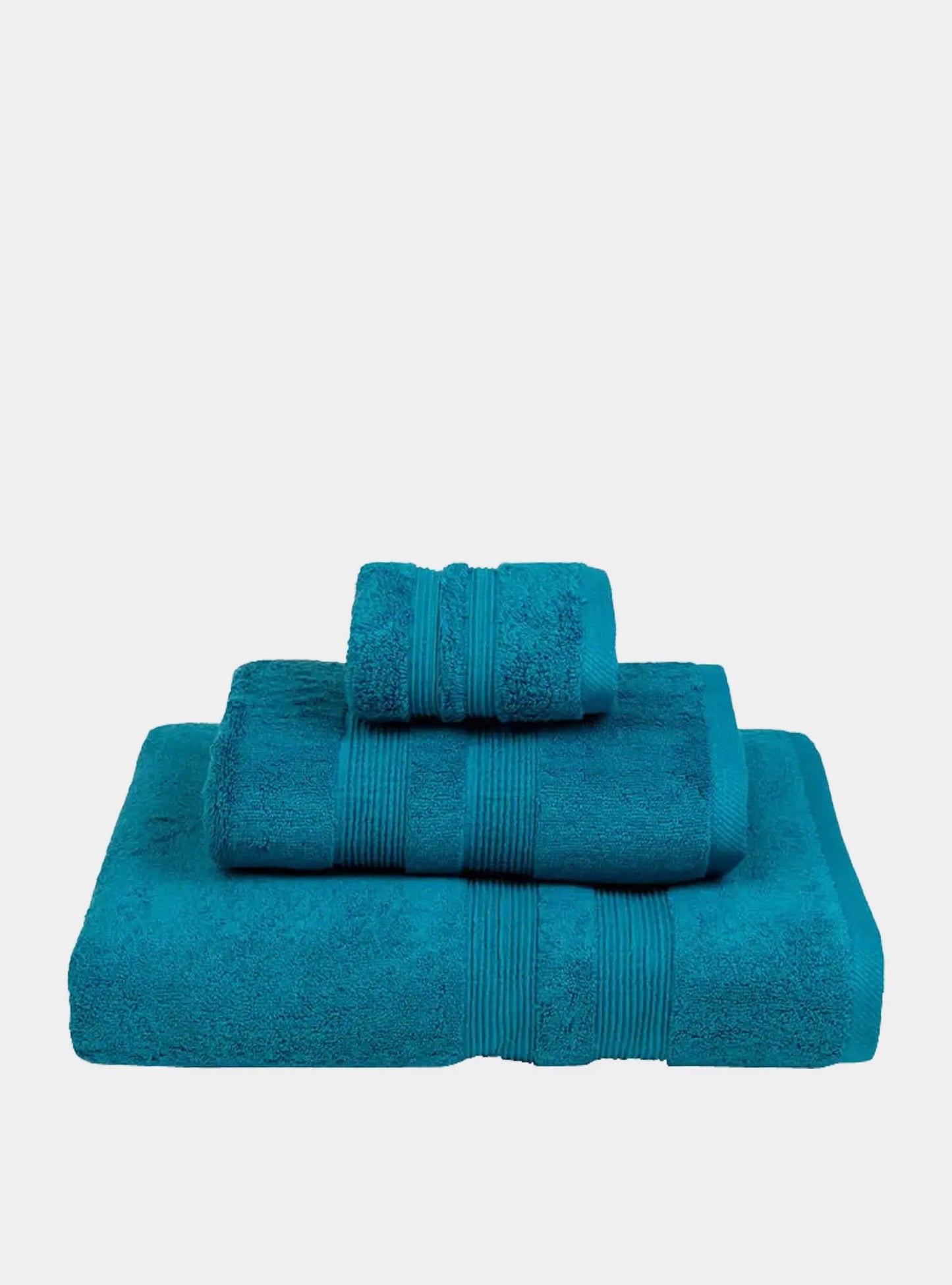 Petroleum Blue Elegance Cotton Towel Torres Novas