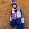 Phoebe Hat & Leia Scarf Set - Cobalt Blue Cara & The Sky