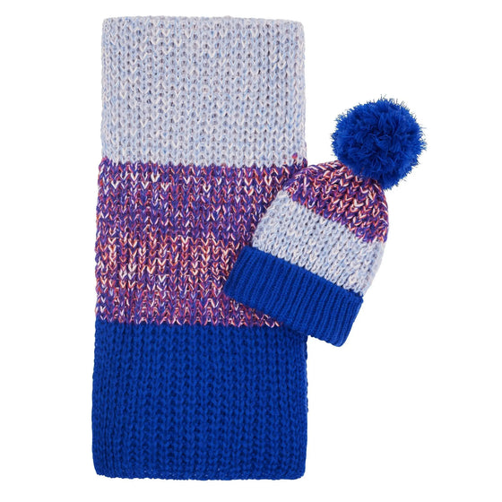 Phoebe Hat & Leia Scarf Set - Cobalt Blue Cara & The Sky