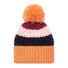 Phoebe Stripe Beanie Bobble Hat - Berry Cara & The Sky