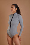 Women's Vitality Bodysuit - Grey