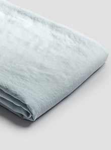  Lake Blue Linen Fitted Sheet