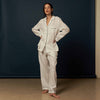 White Linen Pyjama Trouser Set