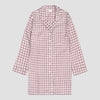 Elderberry Gingham Linen Nightshirt Piglet