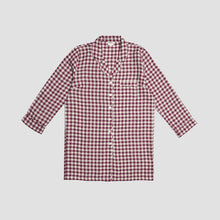  Berry Gingham Linen Nightshirt Piglet