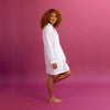 White Linen Nightshirt Piglet