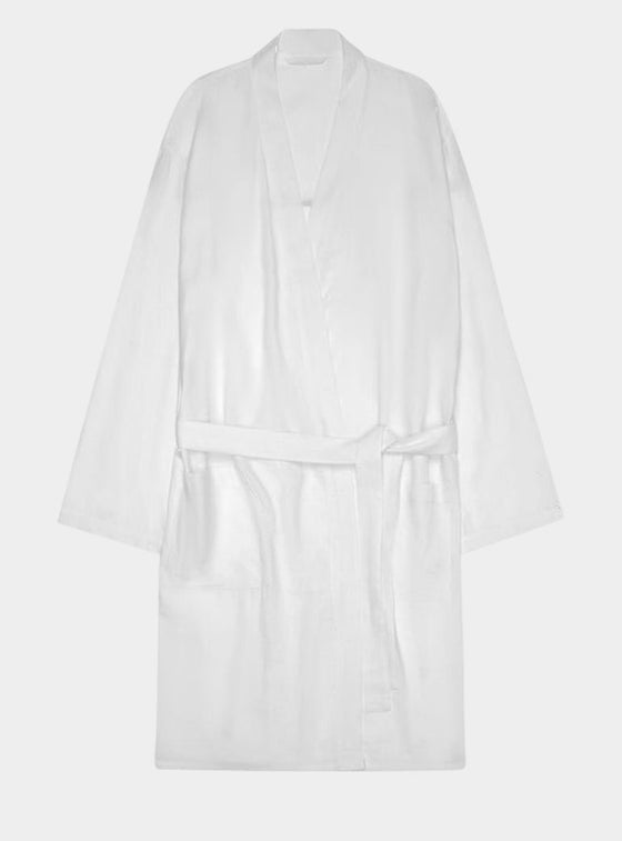 Pearl Linen Robe