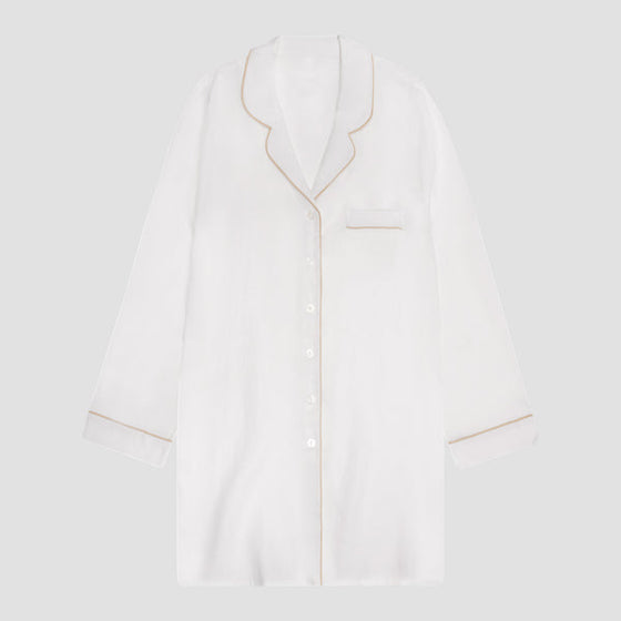 Pearl Linen Nightshirt Piglet