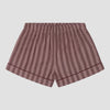 Port & Woodrose Striped Tencel Linen Blend Men's Pyjama Shorts