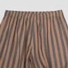 Blue & Porcini Striped Tencel Linen Blend Men's Pyjama Shorts Piglet