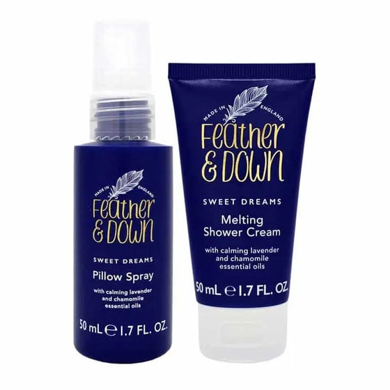 Pillow Spray & Shower Cream Travel Set Feather & Down