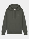 Pine Green Khaki Mens Organic Cotton Relaxed-Fit Hoodie hewn.