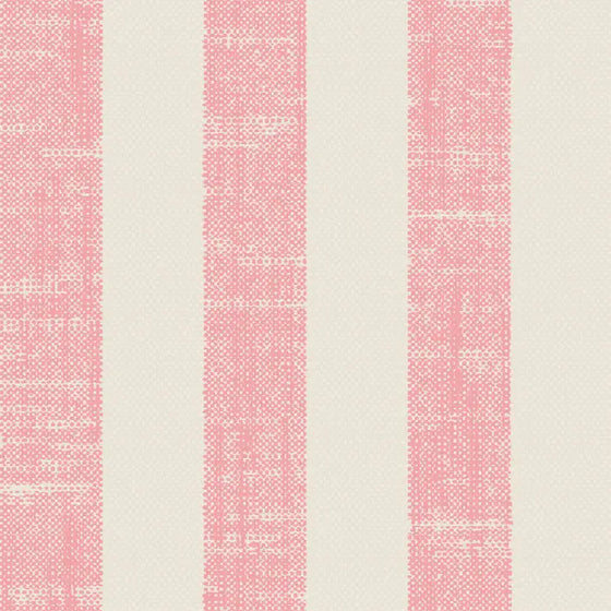 Pink Bloom Pembroke Stripe Wallpaper Piglet