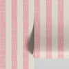 Pink Bloom Pembroke Stripe Wallpaper Piglet