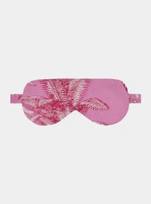  Pink Botanical Jungle Organic Cotton Sleep Mask Myza