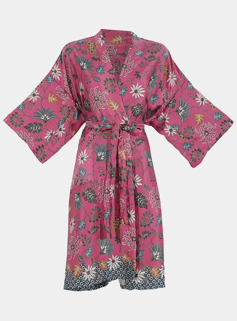 Pink Kimono Robe Wear the World