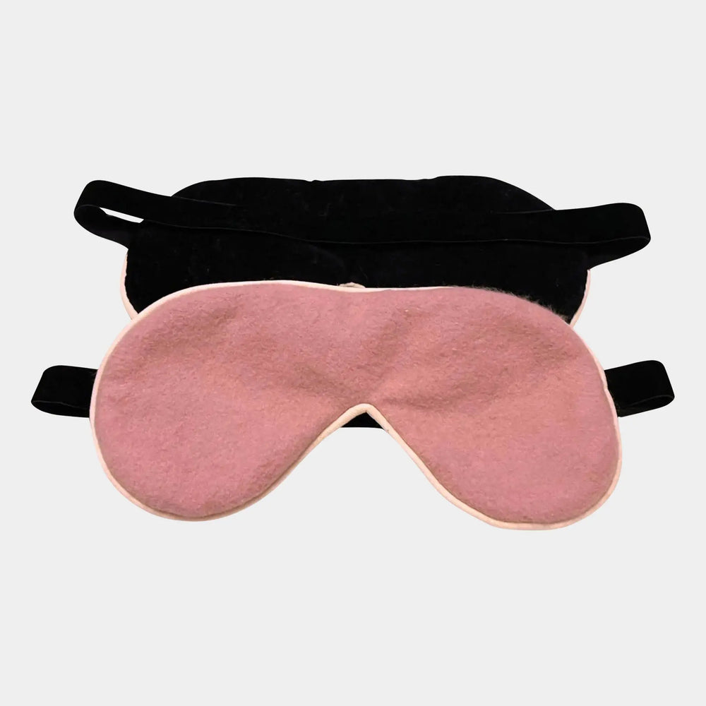 Pink Organic Cotton Eye Mask by CosyPanda CosyPanda