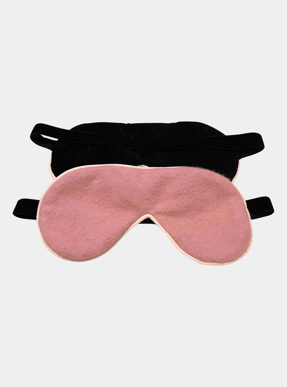 Pink Organic Cotton Eye Mask by CosyPanda CosyPanda