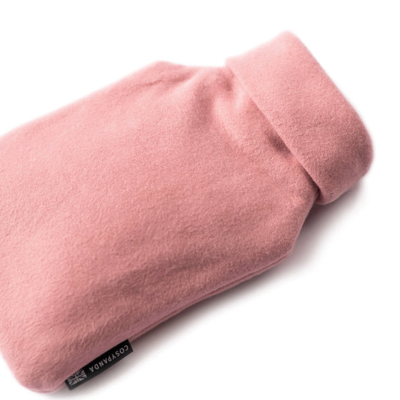 Pink Organic Cotton Hot Water Bottle CosyPanda