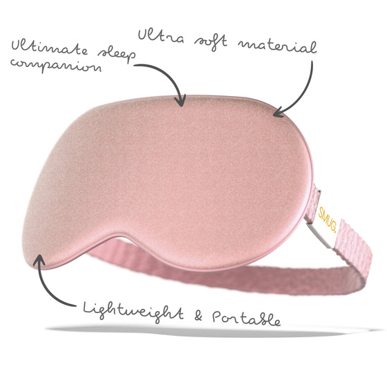 Pink Satin Sleep Mask SMUG