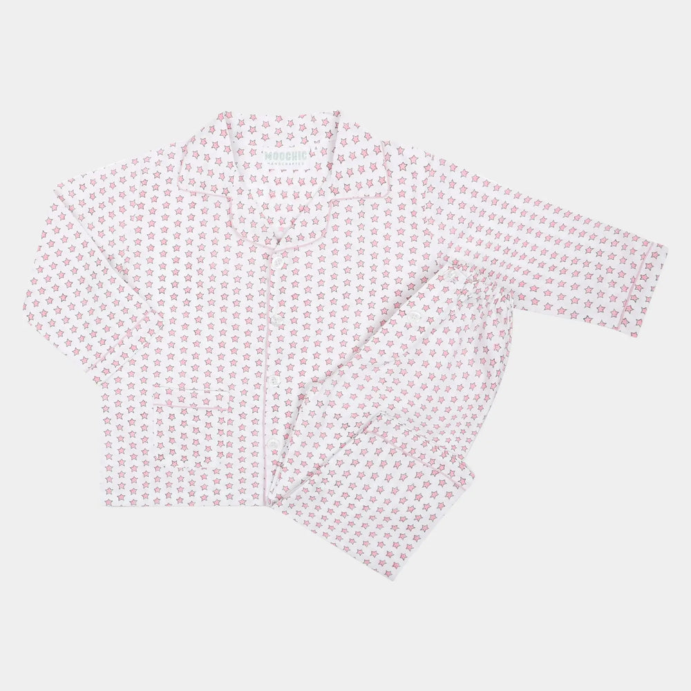 Pink Star Children's Pyjama Trouser Set Moochic